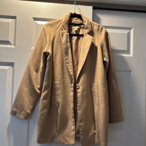 Forever 21 Tan Trench Coat Classic Lightweight Design